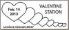 Valentine Postmark